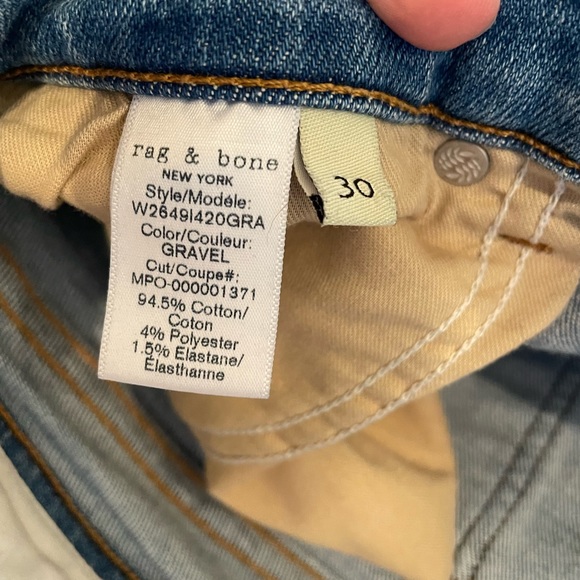 Rag & Bone Nina High-Rise ankle Flare Jeans~Size 30 - Picture 9 of 11
